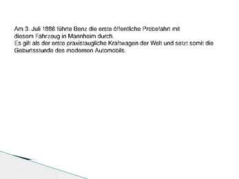 Benz Patent-Motorwagen Nummer 1 #3