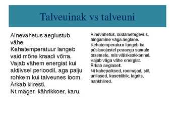 Kõigusoojasus ja püsisoojasus-raskete aegade üleelamine #19