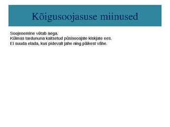 Kõigusoojasus ja püsisoojasus-raskete aegade üleelamine #6