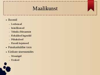 Vanavene arhitektuur ja maalikunst #10