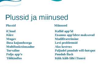 iOS Tarkvara #7