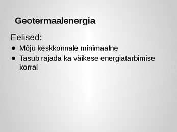Taastuvenergia roll energiamajanduses #12