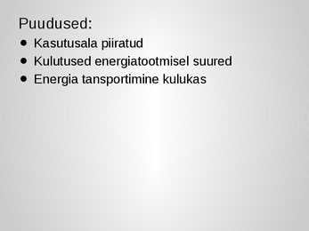 Taastuvenergia roll energiamajanduses #13
