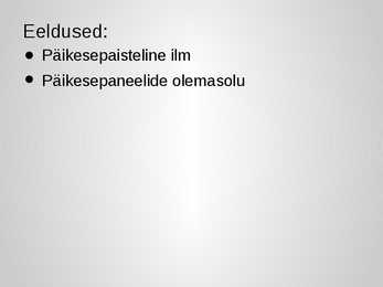 Taastuvenergia roll energiamajanduses #5