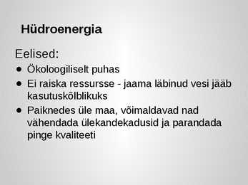 Taastuvenergia roll energiamajanduses #9
