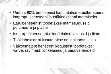 Areenid-fenoolid tööstuses ja keskkonnas #3