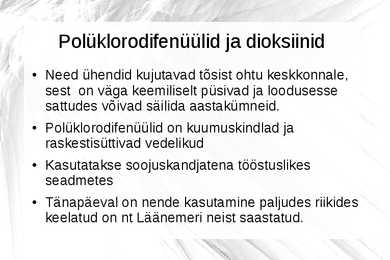Areenid-fenoolid tööstuses ja keskkonnas #4