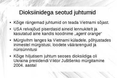 Areenid-fenoolid tööstuses ja keskkonnas #7