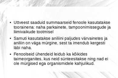 Areenid-fenoolid tööstuses ja keskkonnas #10