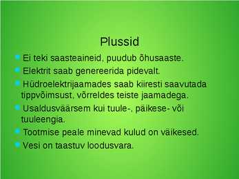 Hüdroenergia #5