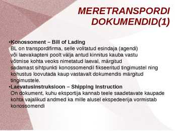 Meretransport #12