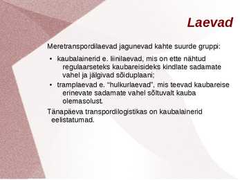 Meretransport #16