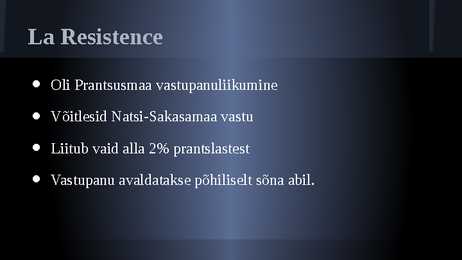Prantsuse vastupanuliikumine #2
