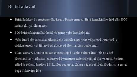 Prantsuse vastupanuliikumine #6