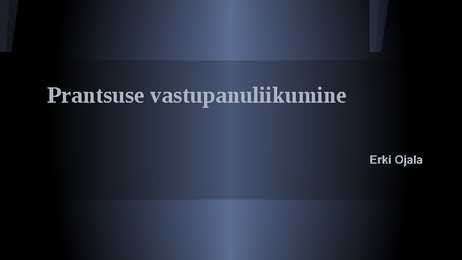 Prantsuse vastupanuliikumine