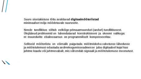 Digitaalmõõteriistad #4