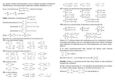 Determinandid gümnaasiumiõpikus #2