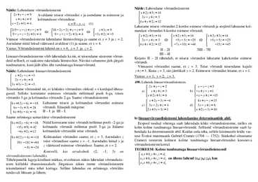 Determinandid gümnaasiumiõpikus #6