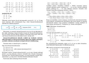 Determinandid gümnaasiumiõpikus #7