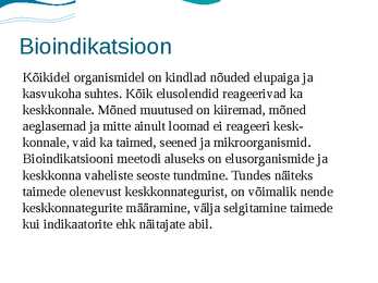 Keskkonnakaitse ja looduskaitse #12
