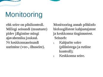 Keskkonnakaitse ja looduskaitse #14