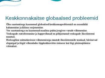 Keskkonnakaitse ja looduskaitse #4