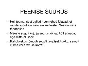 MEHE SUGUELUNDITE EHITUS JA TALITLUS #10
