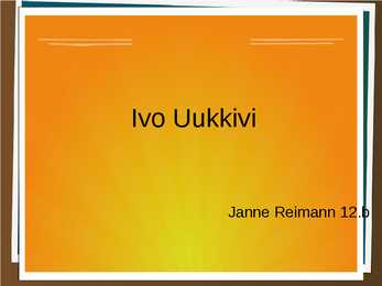 Ivo Uukkivi