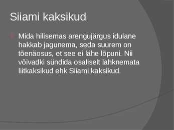 Pärilik ja mittepärilik muutlikkus #12