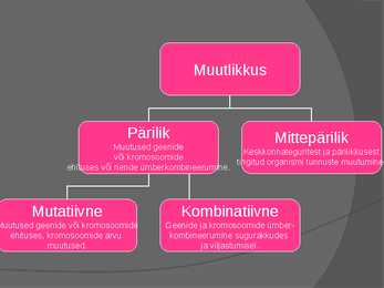 Pärilik ja mittepärilik muutlikkus #4