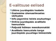 E- valitsus #4