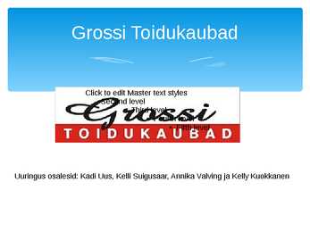 Grossi Toidukaubad