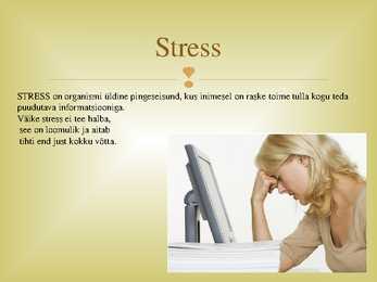 Negatiivne stress gümnasisti elus #2