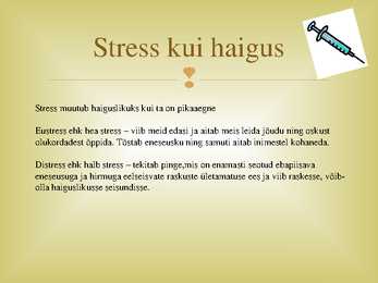 Negatiivne stress gümnasisti elus #10