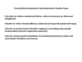 Turunduse olemus #16