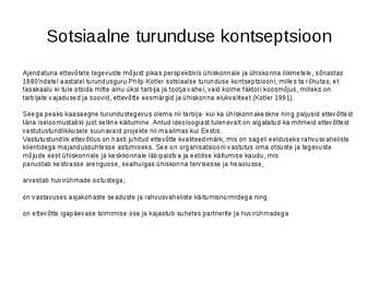 Turunduse olemus #18
