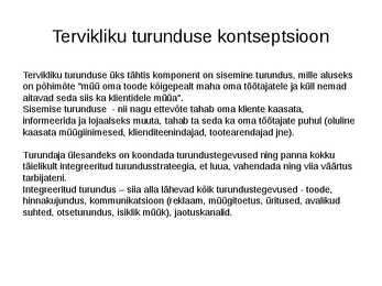 Turunduse olemus #20