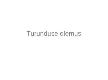 Turunduse olemus