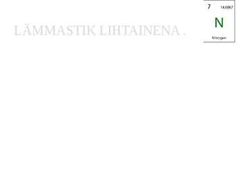 LÄMMASTIK JA FOSFOR #4