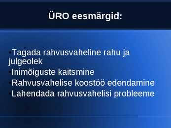 Organisatsioonid-kuhu kuulub ka Eesti #4