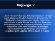 Riigikogu kokkuvõte #3