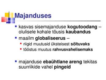Imperialismiajastu ja ühiskond 20-sajandi algul #24