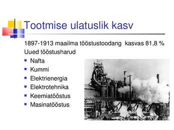 Imperialismiajastu ja ühiskond 20-sajandi algul #25