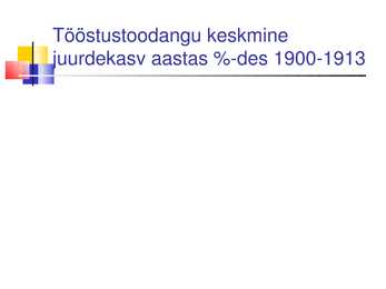 Imperialismiajastu ja ühiskond 20-sajandi algul #26