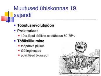 Imperialismiajastu ja ühiskond 20-sajandi algul #30
