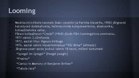 ARVO PÄRT #4