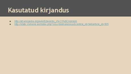 Edwardsi sündroom #7