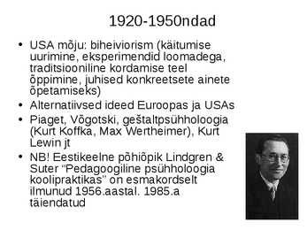 Pedagoogiline psühholoogia #17