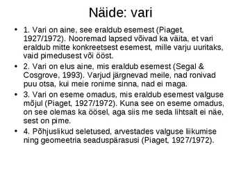 Pedagoogiline psühholoogia #30