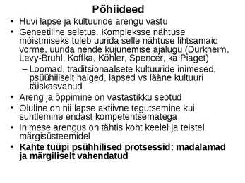 Pedagoogiline psühholoogia #8